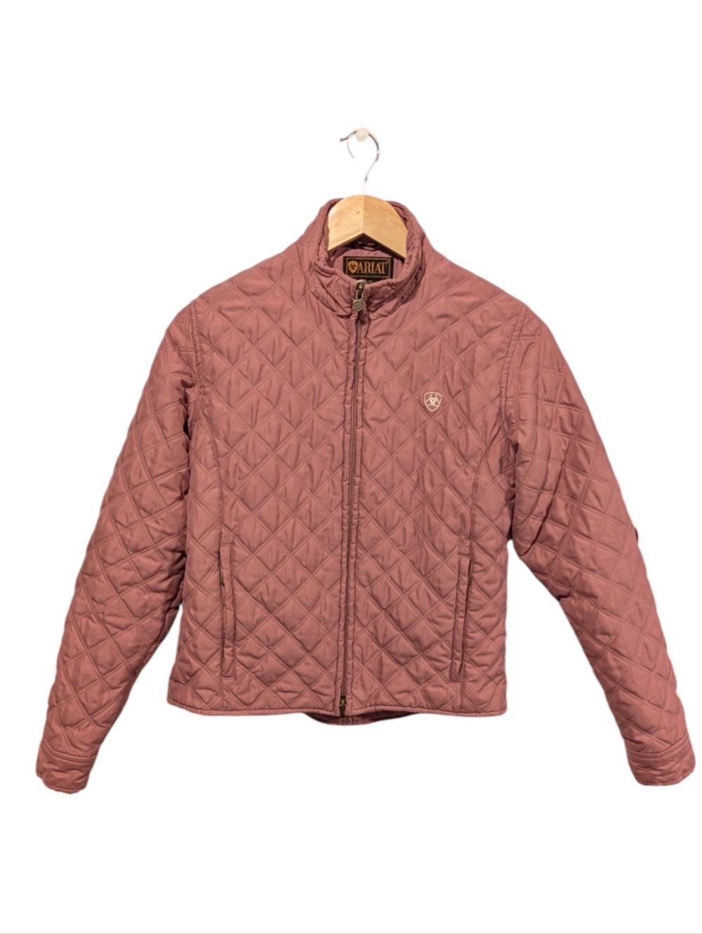 Ariat Quilted Lightweight Jacket in Dusty Rose Size Small